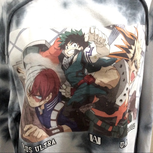 Unisex Anime My Hero Academia hoodie sweatshirt - Picture 2 of 9